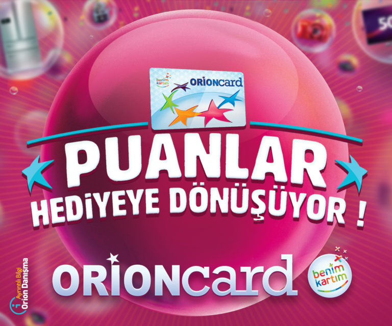 Orioncard puanları hediyeye dönüşüyor