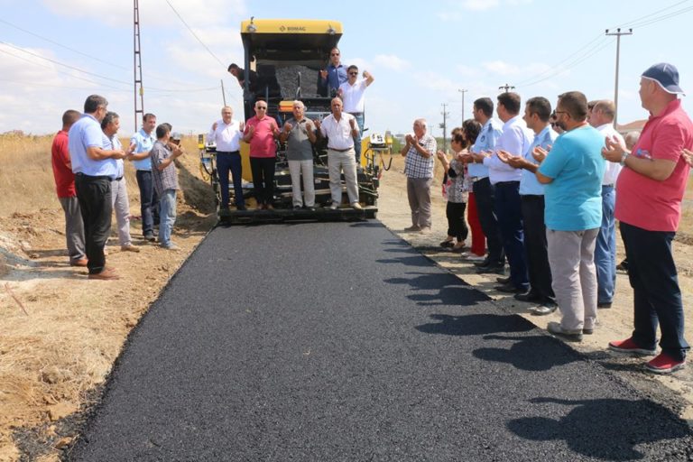 Asfalt Şantiyesi ‘nde ilk asfalt üretimi yapıldı.