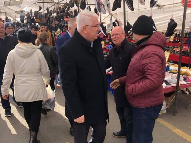 Başkan Yüksel Pazarcı Esnafını Ziyaret Etti