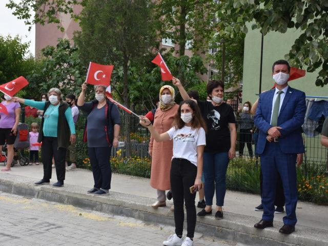 Çorlu'da bando konser verdi
