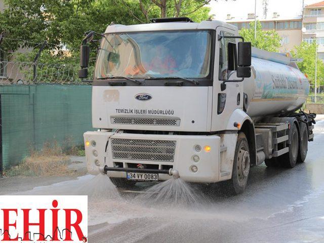 Edirne'de bayramda 2 bin 200 cadde ve sokak dezenfekte edildi