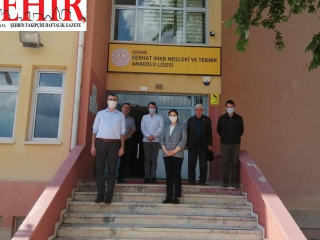 Edirne'de AK Parti heyeti esnaf ve kurumları ziyaret etti