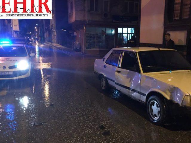 Edirne'de otomobille motosikletin çarpışması sonucu 1 kişi yaralandı