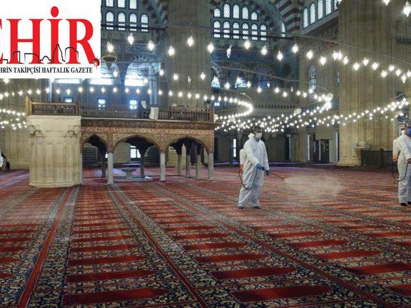 Edirne'de tarihi camiler cuma namazına hazırlanıyor