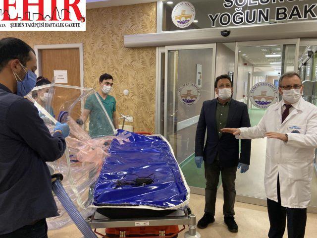 Edirne'de üretilen “Mobil İzolasyon Sedyesi” hizmete açıldı