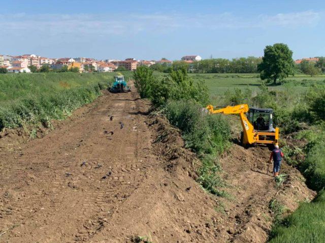 Havsa Deresi'nde ıslah çalışması