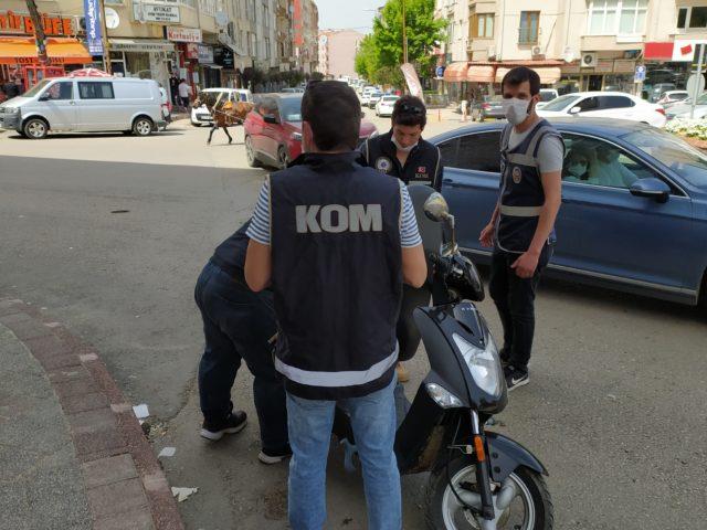 Keşan'da 35 motosiklet sürücüsüne 78 bin 774 lira ceza yazıldı