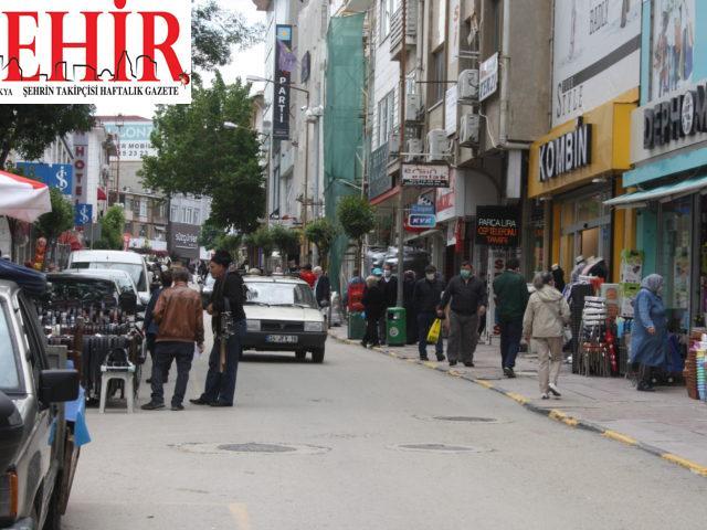 Keşan'da bazı caddelerde maske takma zorunluluğu getirildi