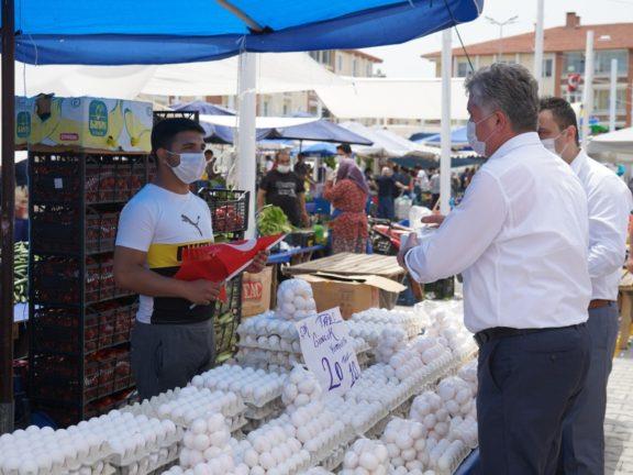 Lüleburgaz'da yeni semt pazarı hizmete açıldı