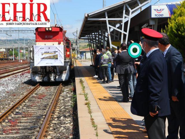 Marmaray'dan geçen yurt içi yük treni Tekirdağ'a ulaştı