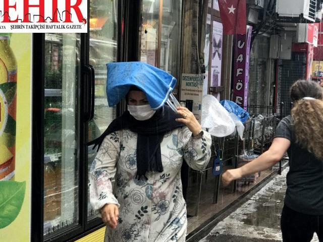 Edirne'de sağanak etkili oldu
