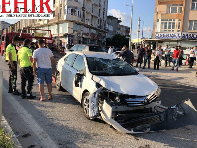 Kapaklı'da trafik kazası: 1 yaralı