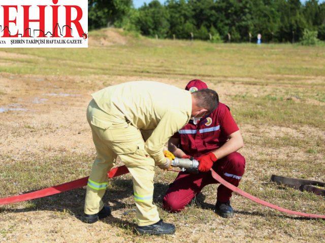 Kırklareli Orman İşletme Müdürlüğünce yangın sezonu işbaşı eğitimi düzenlendi
