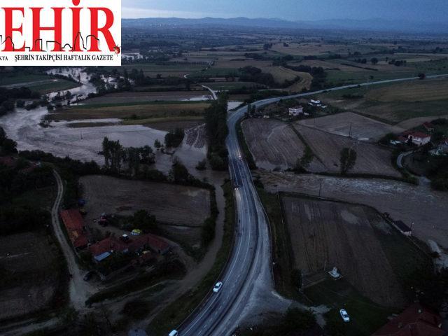 Kırklareli'nde sağanak etkili oldu