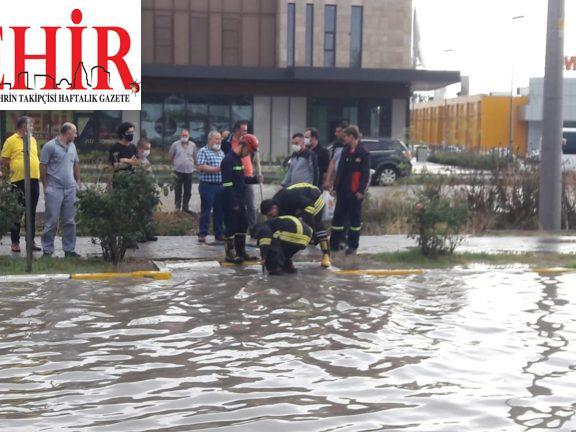 Kırklareli'nde sağanak etkili oldu