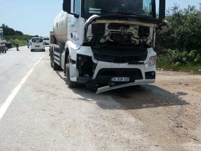Şarköy'de trafik kazası: 1 yaralı