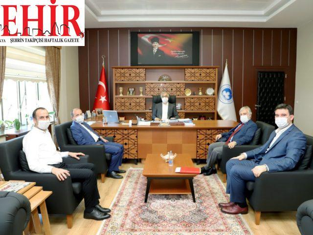 Talim ve Terbiye Kurulu'ndan KLÜ Rektörü Şengörür'e ziyaret