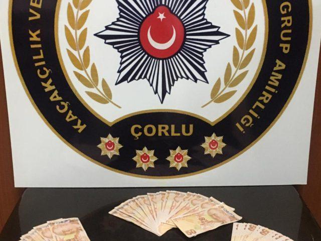 Tekirdağ'da sahte para operasyonunda 2 kişi yakalandı