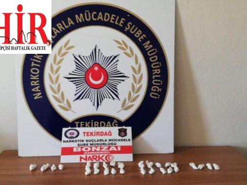 Tekirdağ'da uyuşturucu operasyonunda 8 şüpheli yakalandı