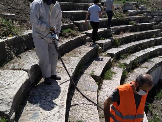 “Trakya'nın tek antik tiyatrosu” ziyaretçilerine hazırlanıyor
