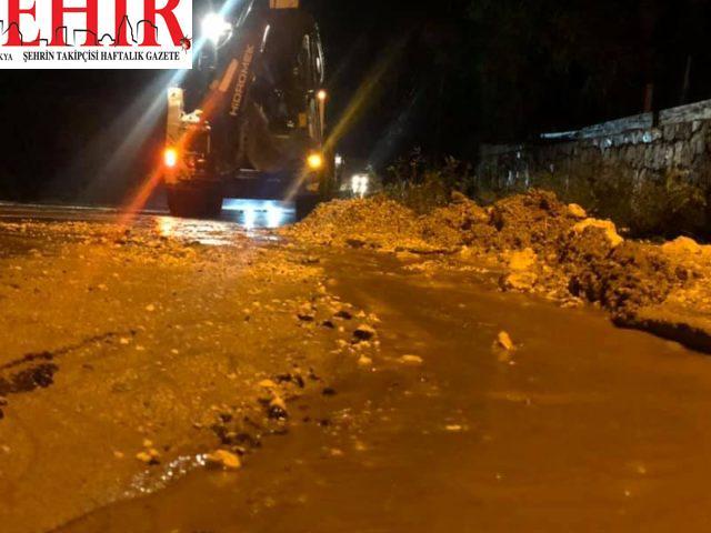 Demirköy'de sağanak etkili oldu