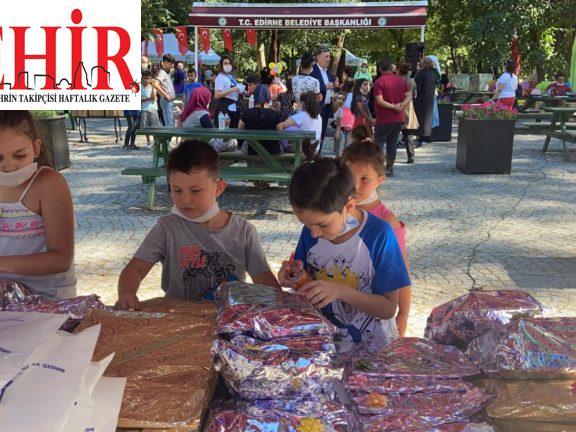Edirne'de 1. Geleneksel Çocuk Şenliği