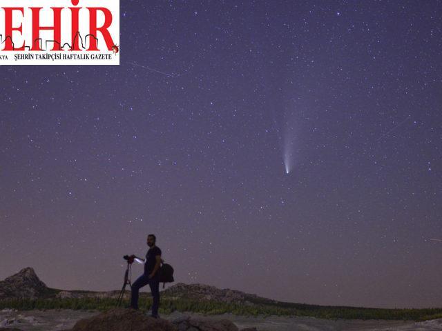 Fotoğraf tutkunlarının kadrajında Neowise kuyruklu yıldızı vardı