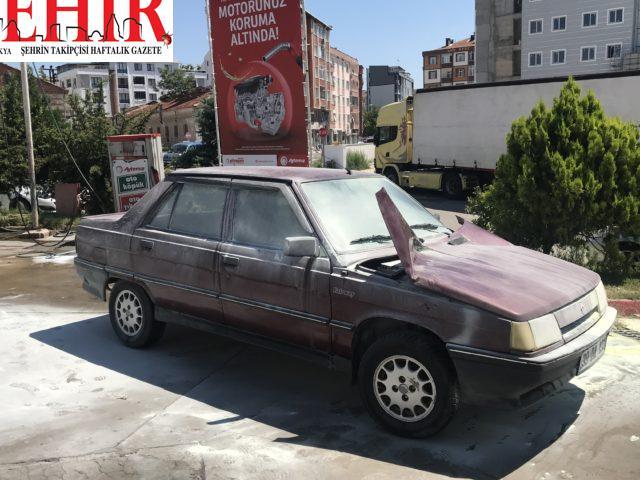 Kırklareli'nde otomobil yangını
