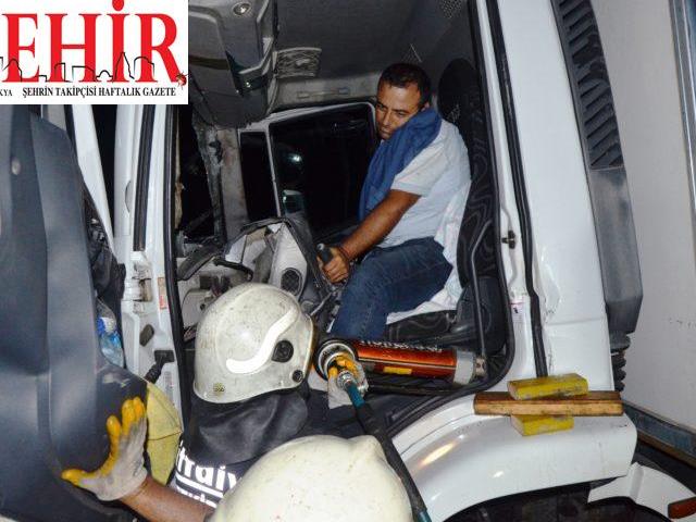 Malkara'da trafik kazası:  1 yaralı