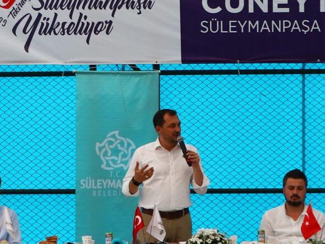 Süleymanpaşa Belediye Başkanı Cüneyt Yüksel basın mensuplarıyla bir araya geldi