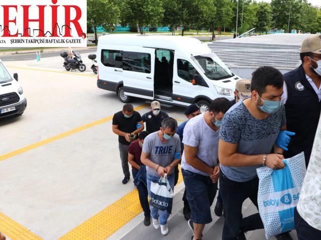Tekirdağ'da FETÖ operasyonunda gözaltına alınan 6 zanlı adliyeye sevk edildi