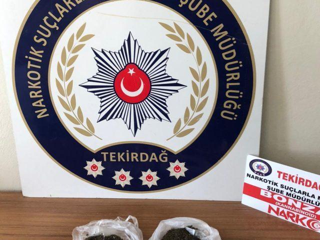 Tekirdağ'da uyuşturucu operasyonunda 1 kişi tutuklandı
