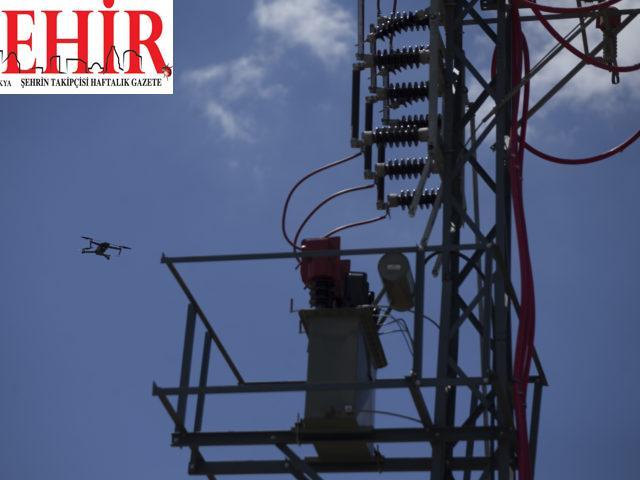 Trakya'da enerji nakil hatlarının bakımı drone yardımıyla yapılıyor