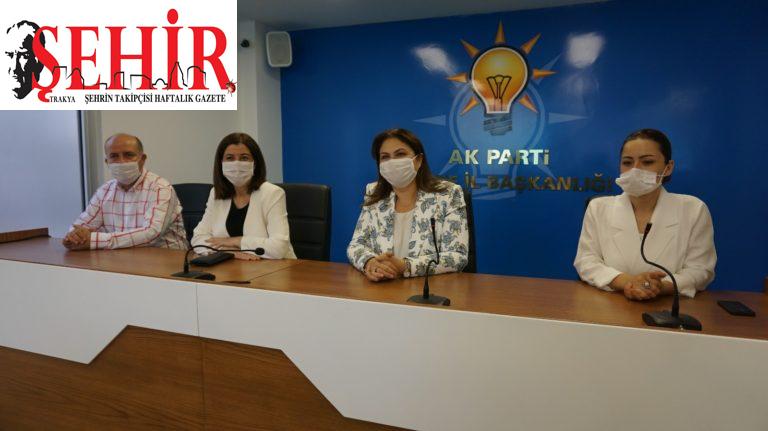 AK Parti Edirne İl Başkanlığı'nda bayramlaşma programı