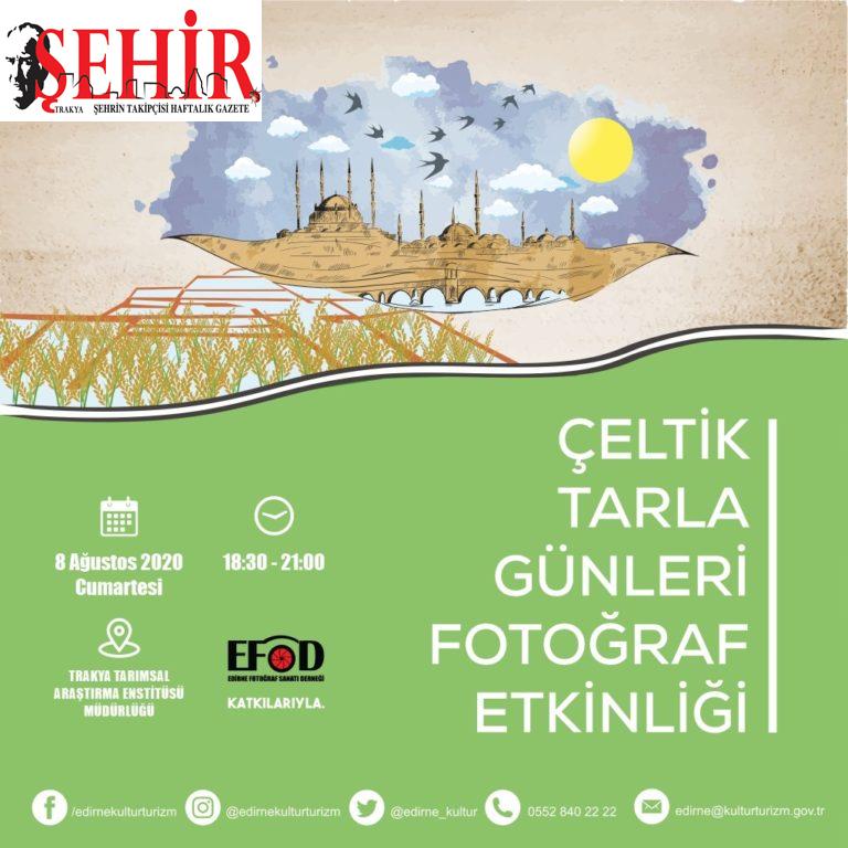 Fotoğraf tutkunları çeltik tarlasında buluşacak