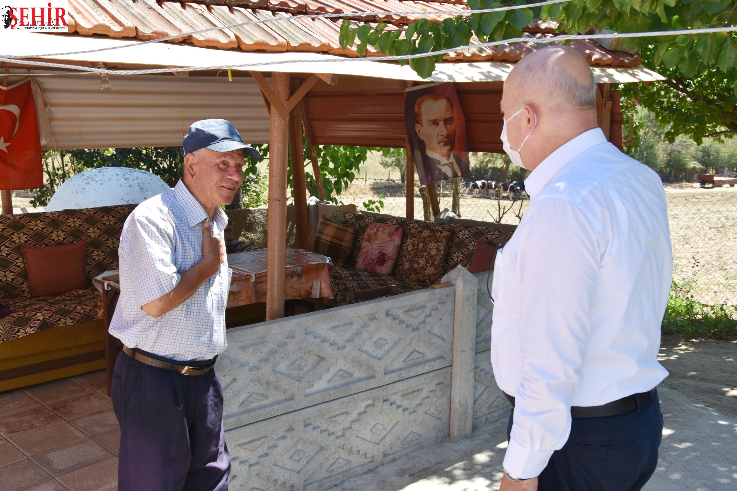 Hayrabolu Belediye Başkanı İnan şehit ailelerini ziyaret etti