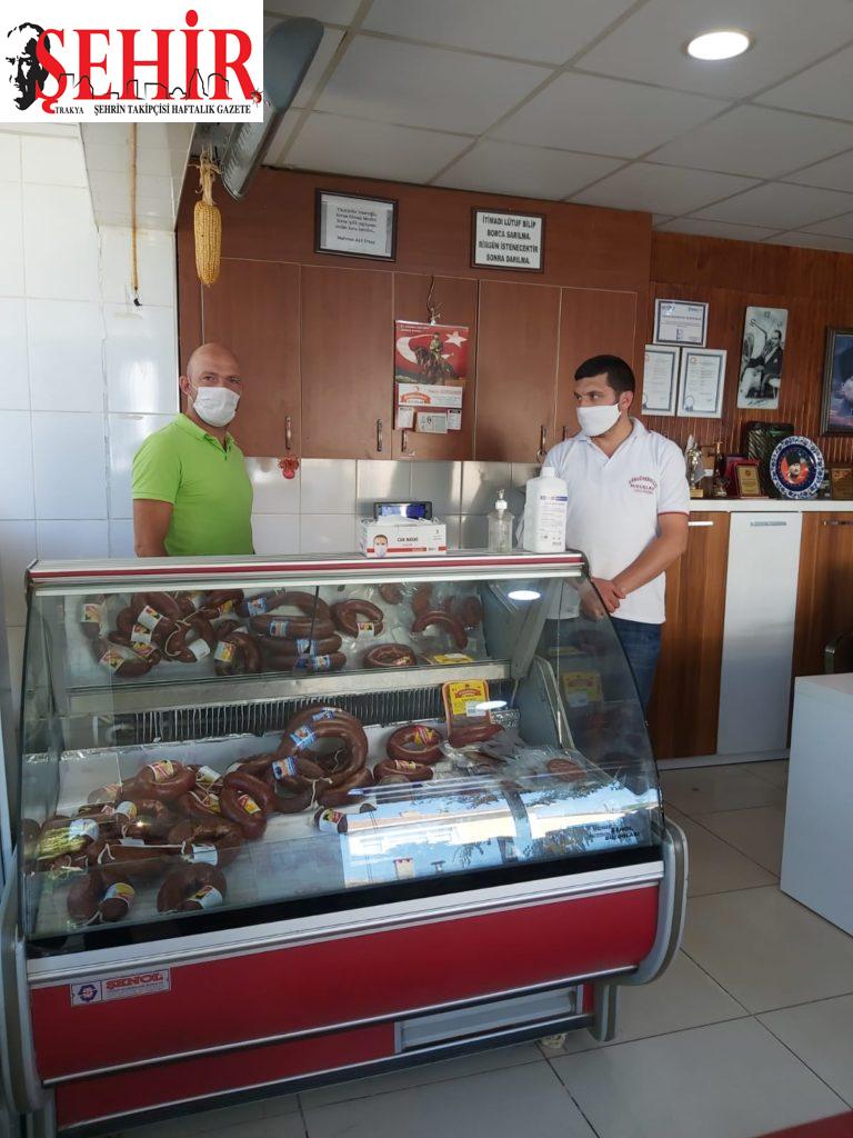 Kırklareli'nde kasaplara kovid-19 denetimi