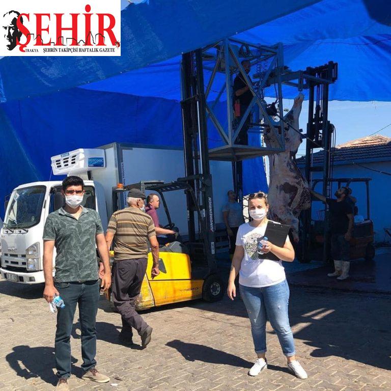 Kırklareli'nde kurban kesim yerleri denetlendi