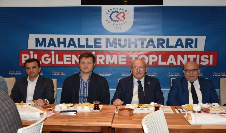 BAŞKAN ALBAYRAK, SARAY, ÇERKEZKÖY VE ÇORLU’DA İNCELEMELERDE BULUNDU