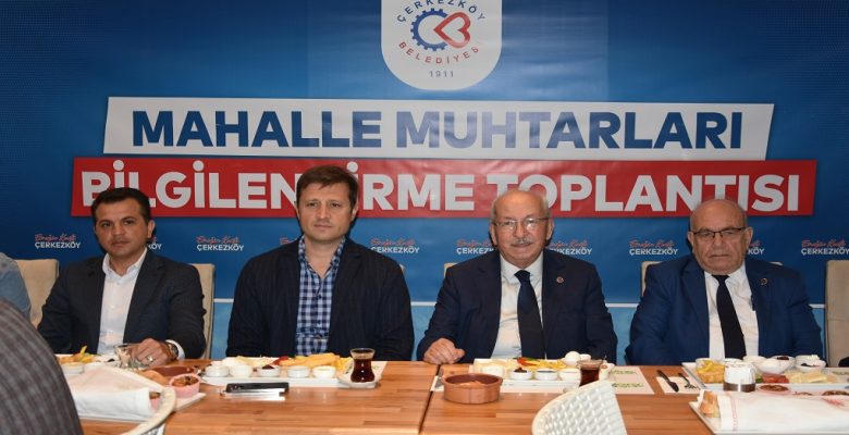 BAŞKAN ALBAYRAK, SARAY, ÇERKEZKÖY VE ÇORLU’DA İNCELEMELERDE BULUNDU