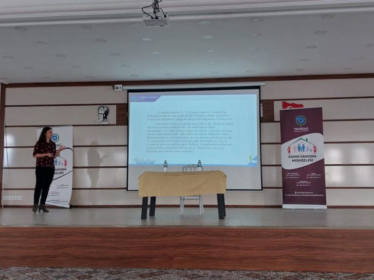 BÜYÜKŞEHİR BELEDİYESİ KADINA YÖNELİK ŞİDDETLE MÜCADELE SUNUMU GERÇEKLEŞTİRDİ