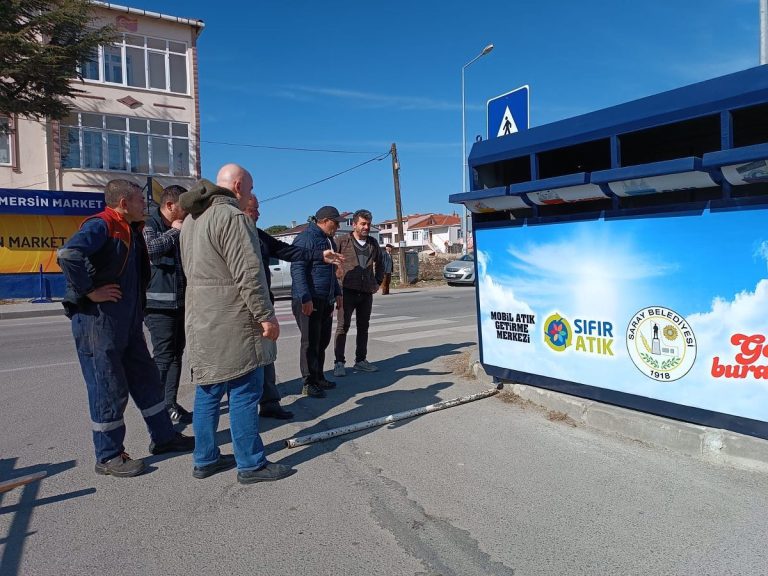 Saray Belediyesi’nden 3 mahalleye Mobil Atık Getirme Merkezi