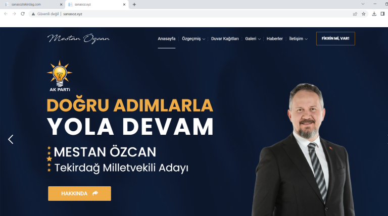 CHP KAMPANYA ALAN ADLARINI AK PARTİLİ VEKİL ADAYINA KAPTIRDI
