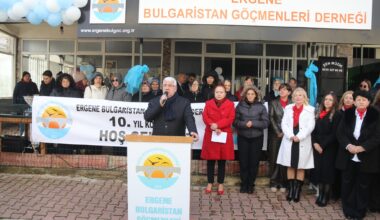 Başkan Yüksel Ergene Bulgaristan Göçmenleri Derneği’nin 10. Yıl kutlamalarına katıldı