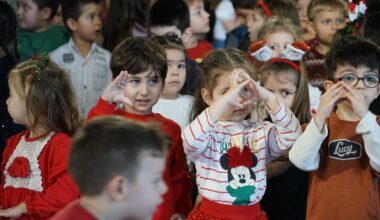 Beren Bebek minikleri yeni yıl coşkusunu yaşadı