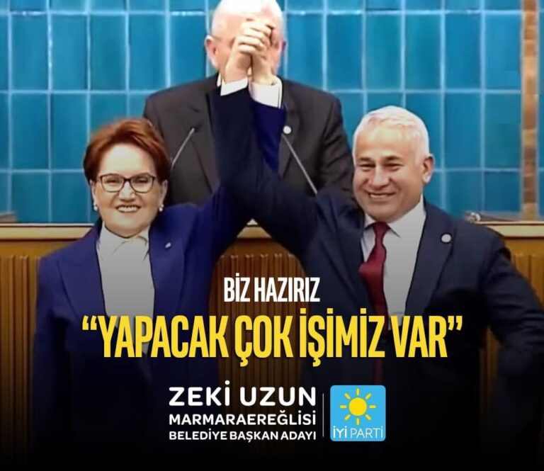 ZEKİ UZUN MARMARAEREĞLİSİ BELEDİYE BAŞKAN ADAYI OLDU!