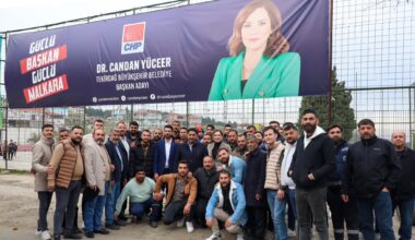 CHP TEKİRDAĞ BÜYÜKŞEHİR BELEDİYE BAŞKAN ADAYI DR. CANDAN YÜCEER’DEN MALKARA ÇIKARTMASI DR. CANDAN YÜCEER, MALKARA’DA COŞKUYLA KARŞILANDI