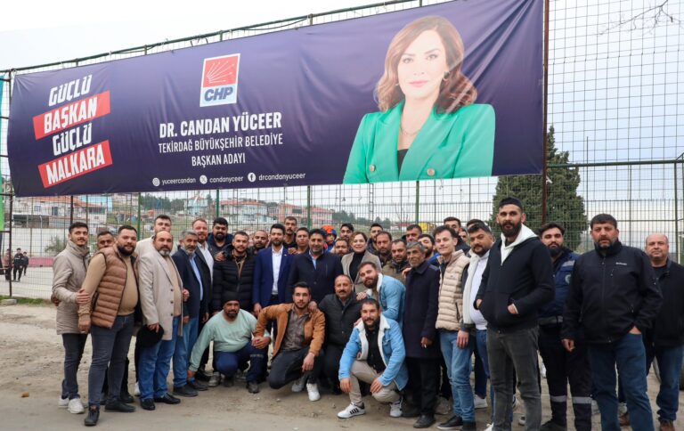 CHP TEKİRDAĞ BÜYÜKŞEHİR BELEDİYE BAŞKAN ADAYI DR. CANDAN YÜCEER’DEN MALKARA ÇIKARTMASI DR. CANDAN YÜCEER, MALKARA’DA COŞKUYLA KARŞILANDI