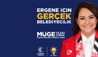 Sayın Müge Yıldız Topak, Cumhur İttifakı Ergene Belediye Başkan Adaylığını Duyurdu