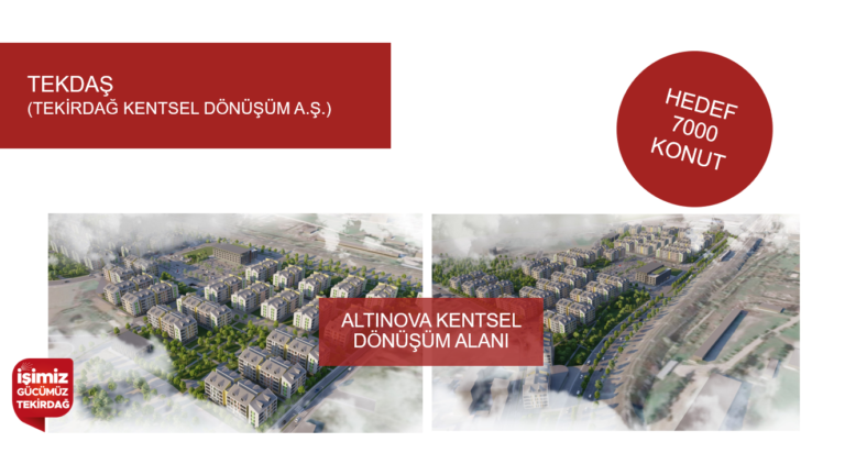 TEKİRDAĞ’IN GELECEĞİ İNŞA EDİLECEK